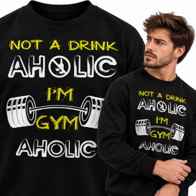 BLUZA NA SIŁOWNIĘ  GYMAHOLIC 1